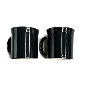 Fiestaware Lot 2 Slate Mugs Ceramic Retired Made in USA Java Mugs